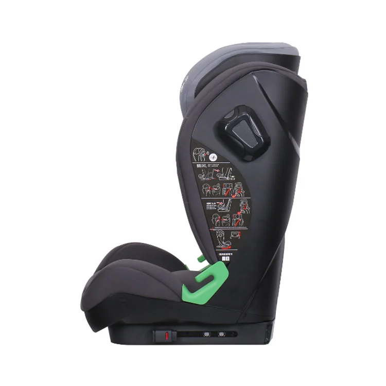 Scaun auto pentru copii cu ISOFIX și fixare a centurii de siguranță